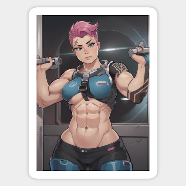 Zarya Sticker by mindworldz